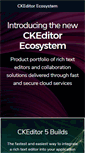 Mobile Screenshot of ckeditor.com